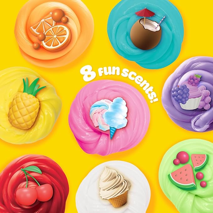 Juguetes Play Doh Mash-ups de mantequilla perfumada paquete de 8 masa sensorial kit de regalos para niños juguetes populares para niños recuerdos de fiesta para niños de 8 a 12 años Juguetes | 394126FWM