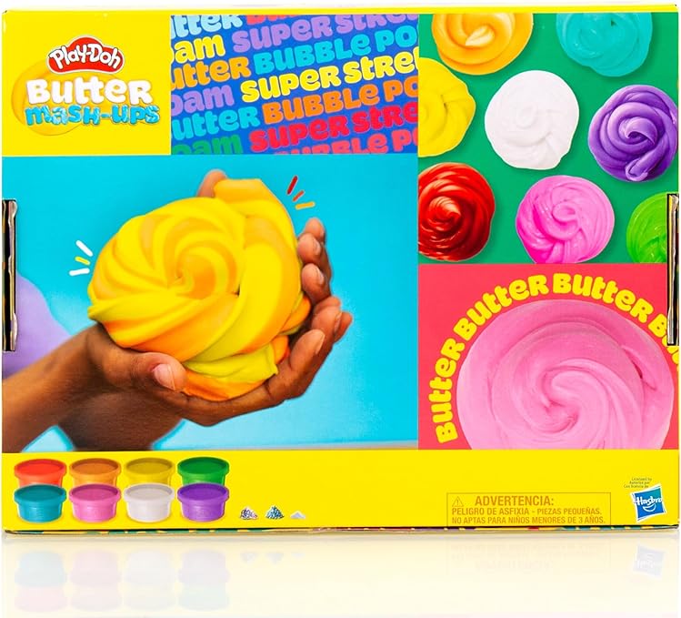 Juguetes Play Doh Mash-ups de mantequilla perfumada paquete de 8 masa sensorial kit de regalos para niños juguetes populares para niños recuerdos de fiesta para niños de 8 a 12 años Juguetes | 394126FWM