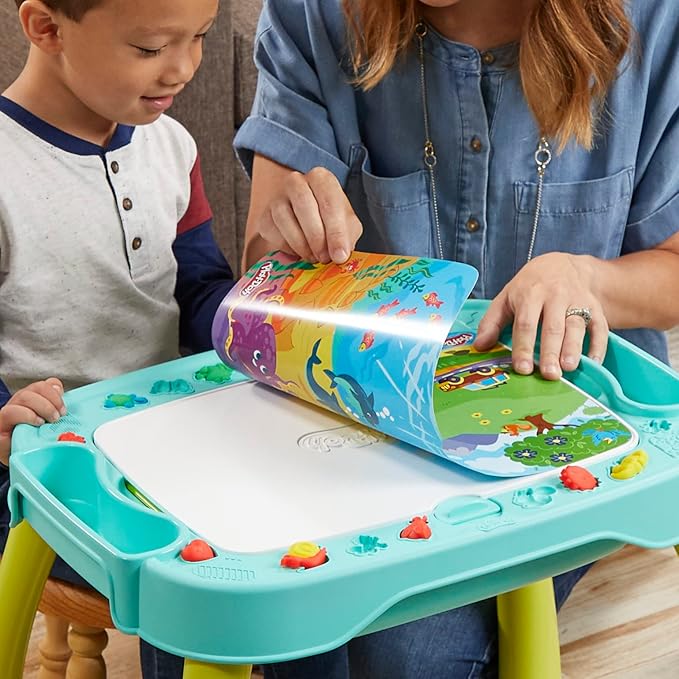 Juguetes Play Doh Mesa de actividades todo en uno para principiantes de creatividad juguetes preescolares para niños y niñas de 3 años y más juegos de iniciación Juguetes | 047815NQW
