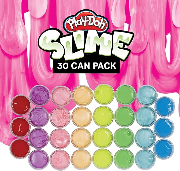 Juguetes Play Doh Paquete de 30 latas de slime varios colores del arco iris para edades de 3 años en adelante (exclusivo de Amazon) Juguetes | 527081SWY
